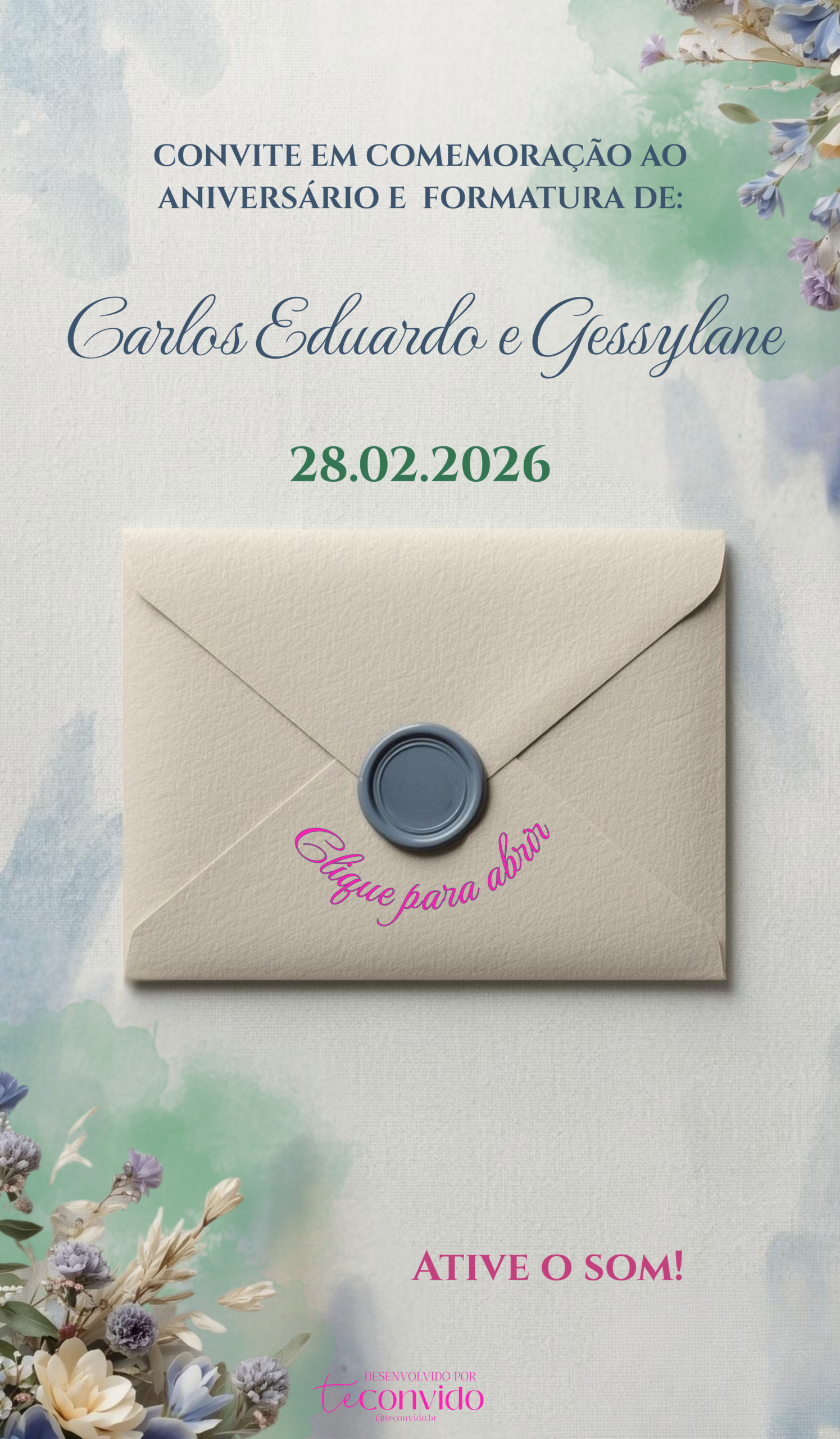 Capa do convite