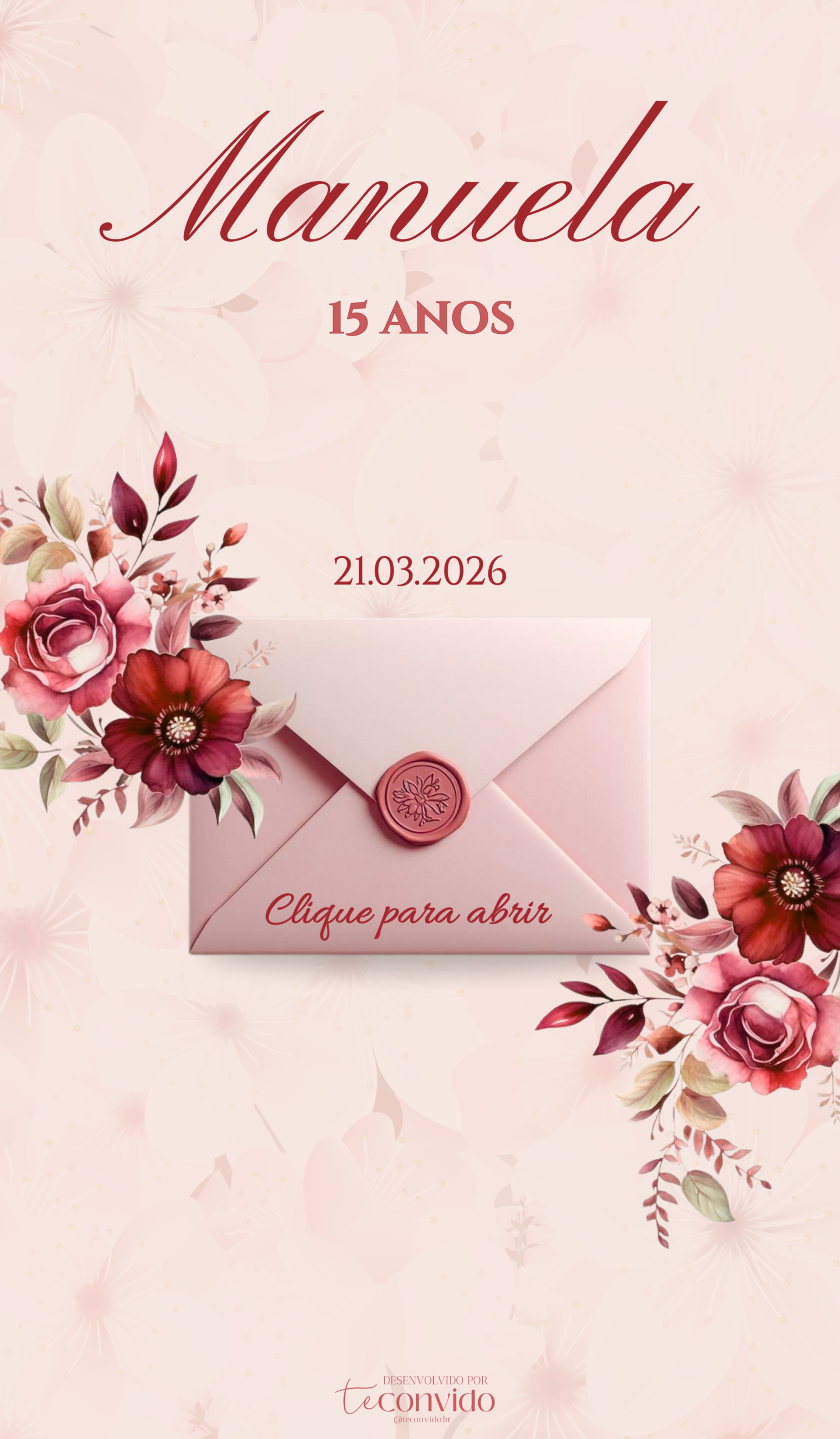 Capa do convite