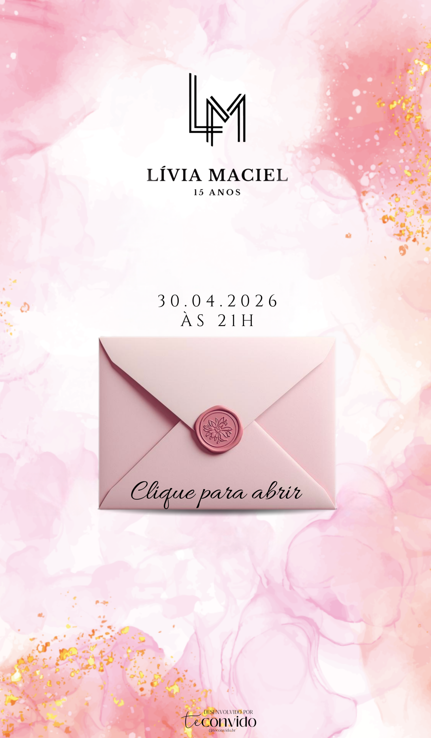 Capa do convite