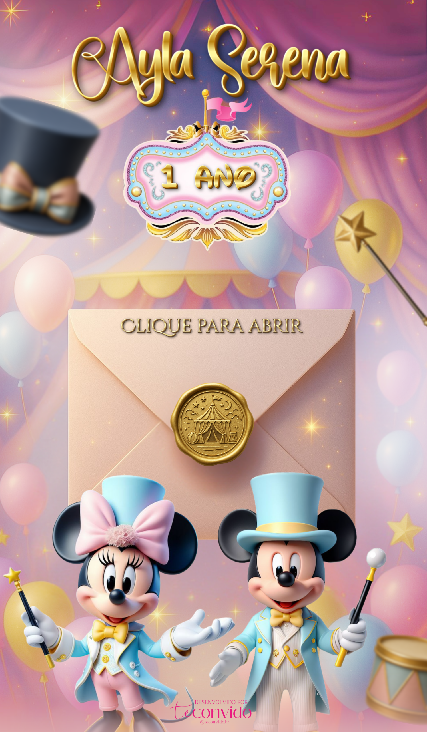 Capa do convite